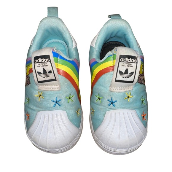 adidas Other - Adidas‎ Superstar 360 Slip On Simpsons Rainbow TODDLER Shoes 5k 5